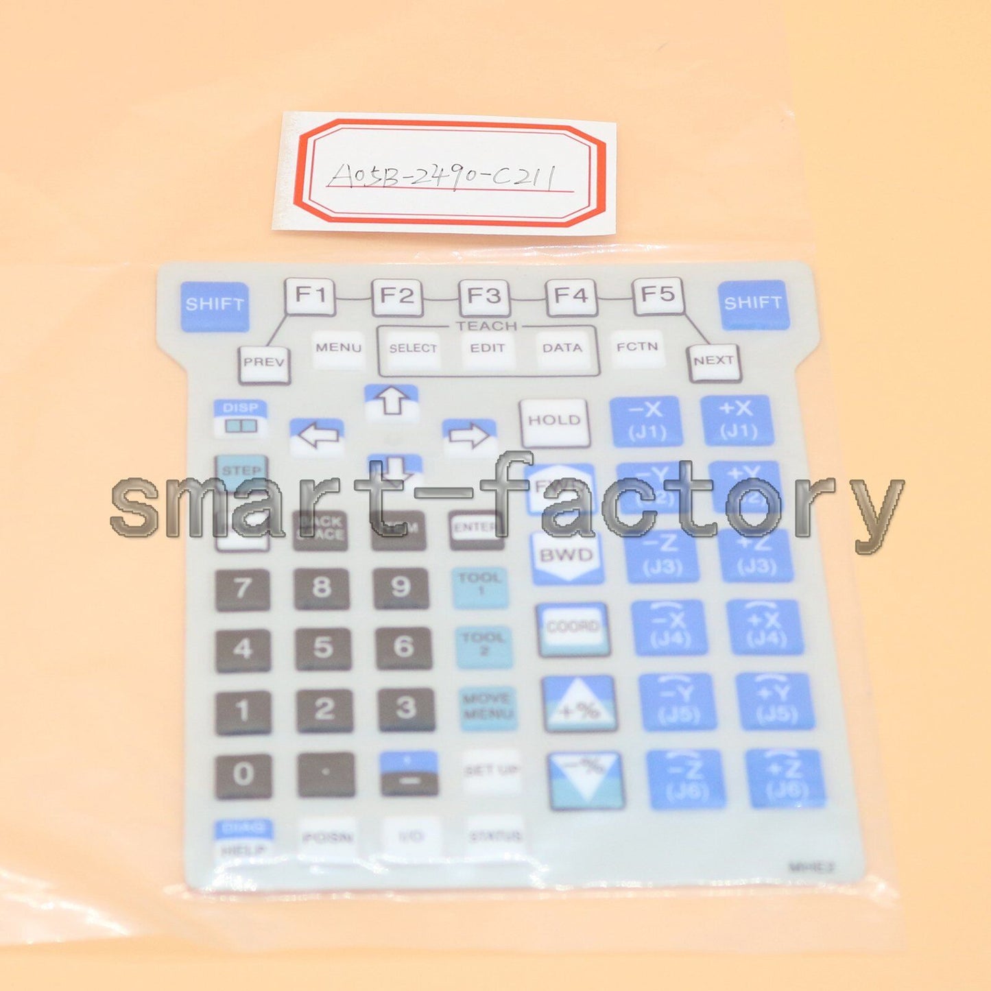 FANUC A05B-2490-C211 Membrane Keypad: Perfect Keyboard for CNC Control - FANUC