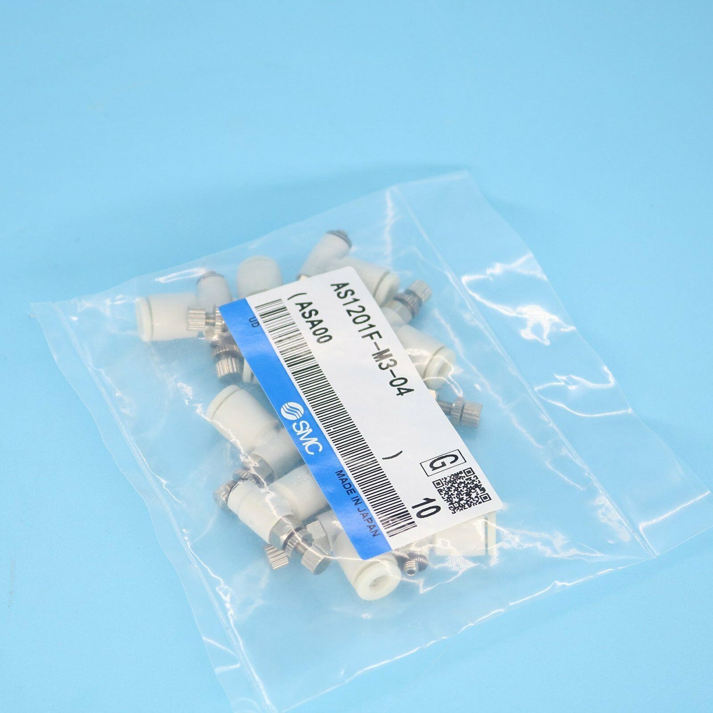 10-Piece SMC AS1201F-M3-04 Connection Joint - SMC
