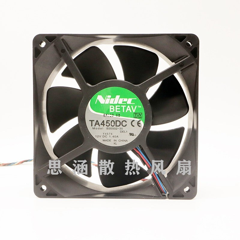 NIDEC TA450DC B35502-35 12V 1.4A 12038 12CM violent case fan