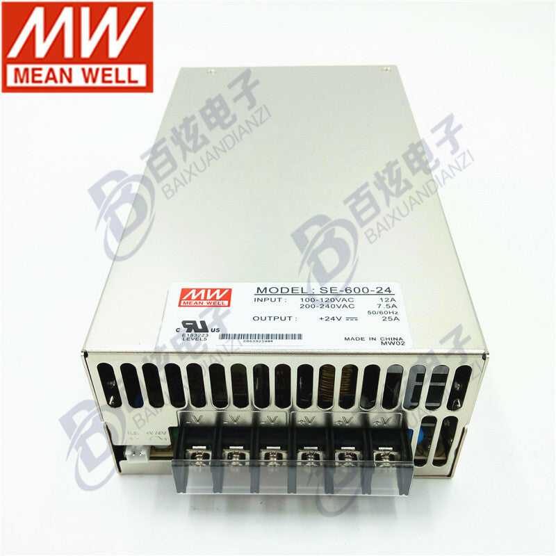 new 1 pcs MEAN WELL SE-600-24 600W 24V 25A power supply