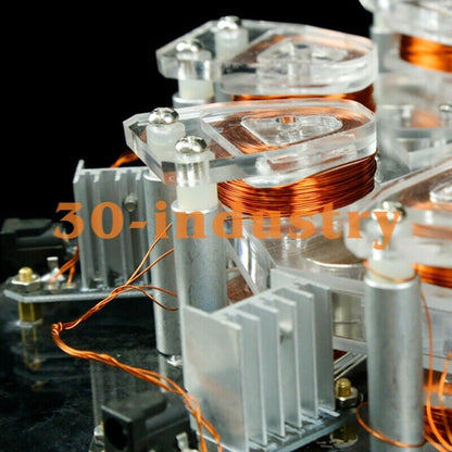 8-Coil High-Power Ironless Generator with 12V Output and 8mm Shaft - PLUMLINE