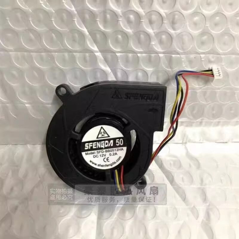 1PCS SFD-BB0512HA 5020 DC12V 0.20A 4-Pin PWM Turbo Cooling Fan