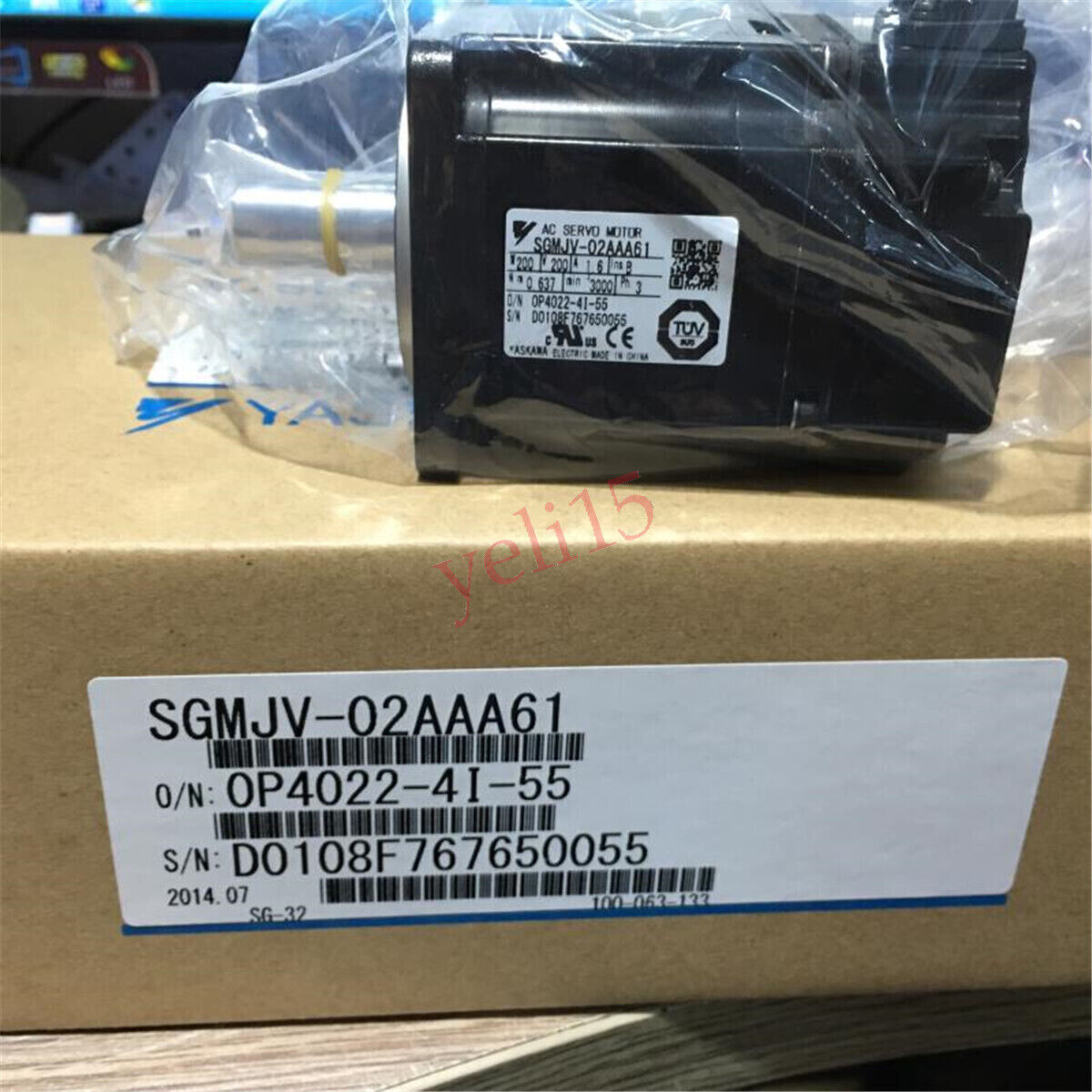 new 1PC YASKAWA SGMJV-02AAA61 AC SERVO MOTOR  IN BOX SGMJV02AAA61