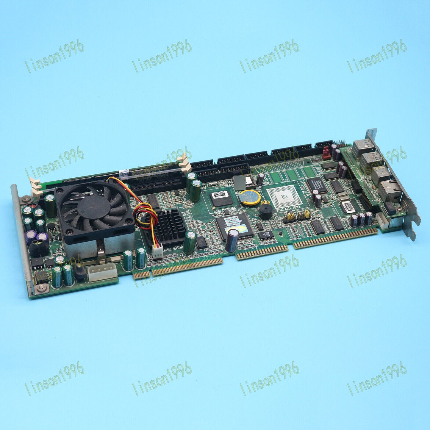 used Advantech Industrial Motherboard Double Network PCA-6180E2 Rev.B1 - ADVANTECH
