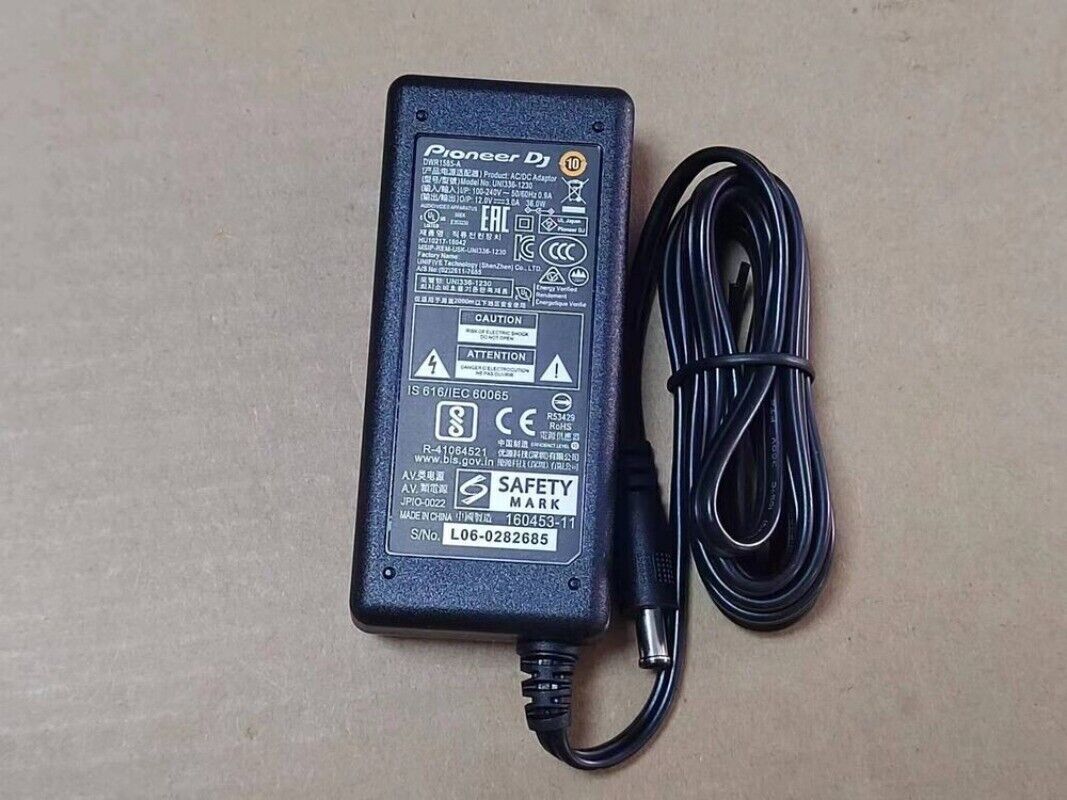 Pioneer DDJ-800 DDJ-1000SRT DDJ-1000SRTN DJ Controller AC Adapter Power Supply