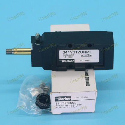 1PC Parker 341Y312UNML Solenoid Valve Instant Ship - PARKER