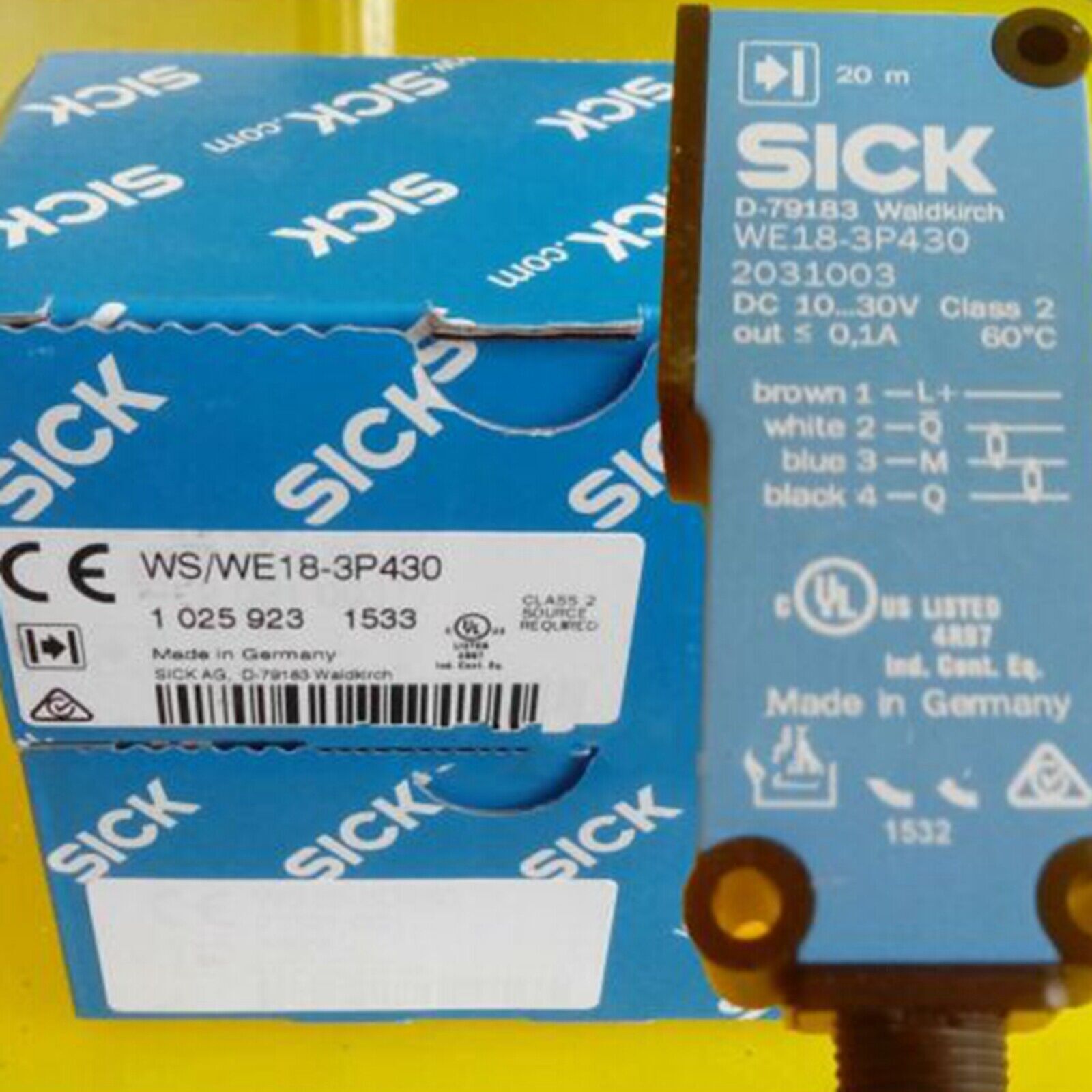 SICK WS/WE18-3P430 Photoelectric Switch Sensor - SICK