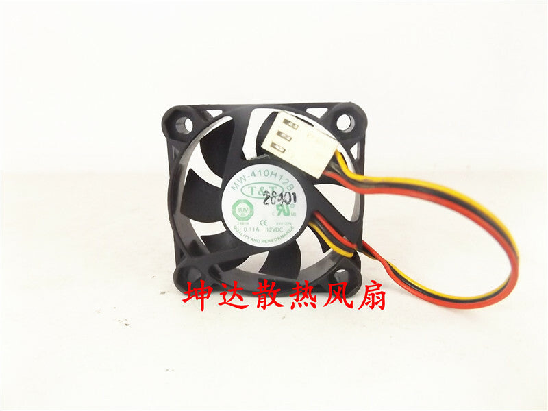 new 1pcs  T & T MW-410H12B 4CM 4010 12V 0.11A Dual Ball Silent Fan