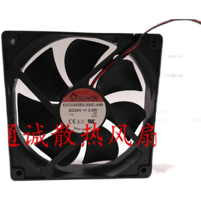 SUNON EEC0252B2-000C-A99 12025 24V 3.5W 12cm Cooling Case Fan