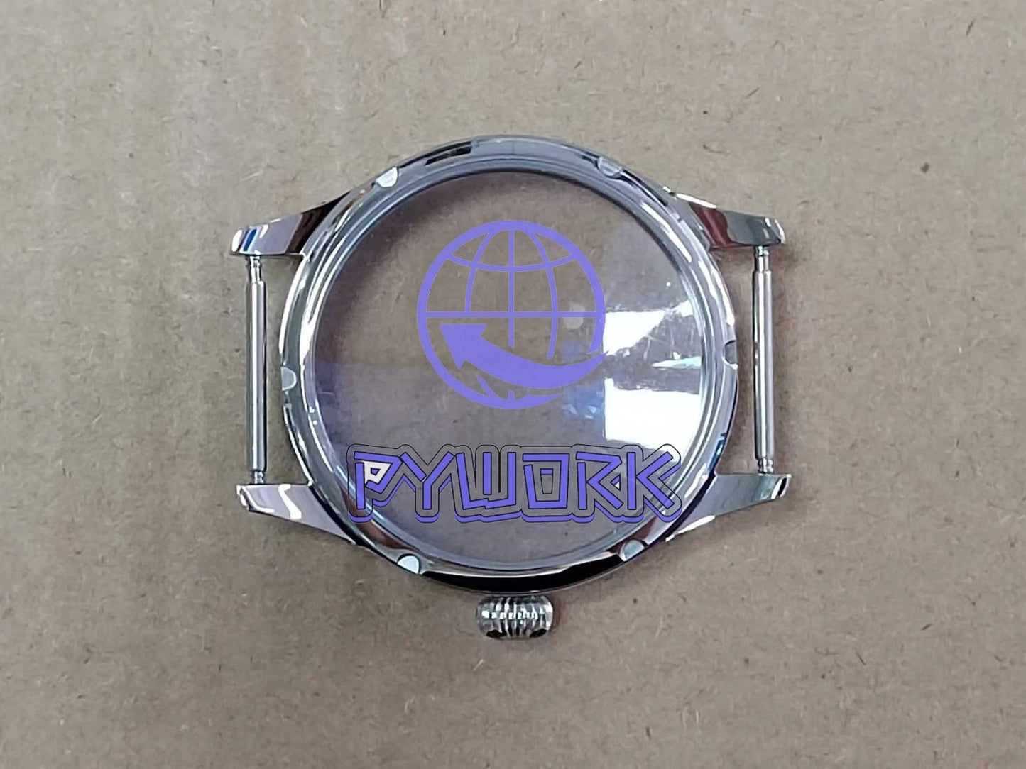 1PCS for Sapphire case 40mm 316L stainless steel for ETA6497/6498 movement