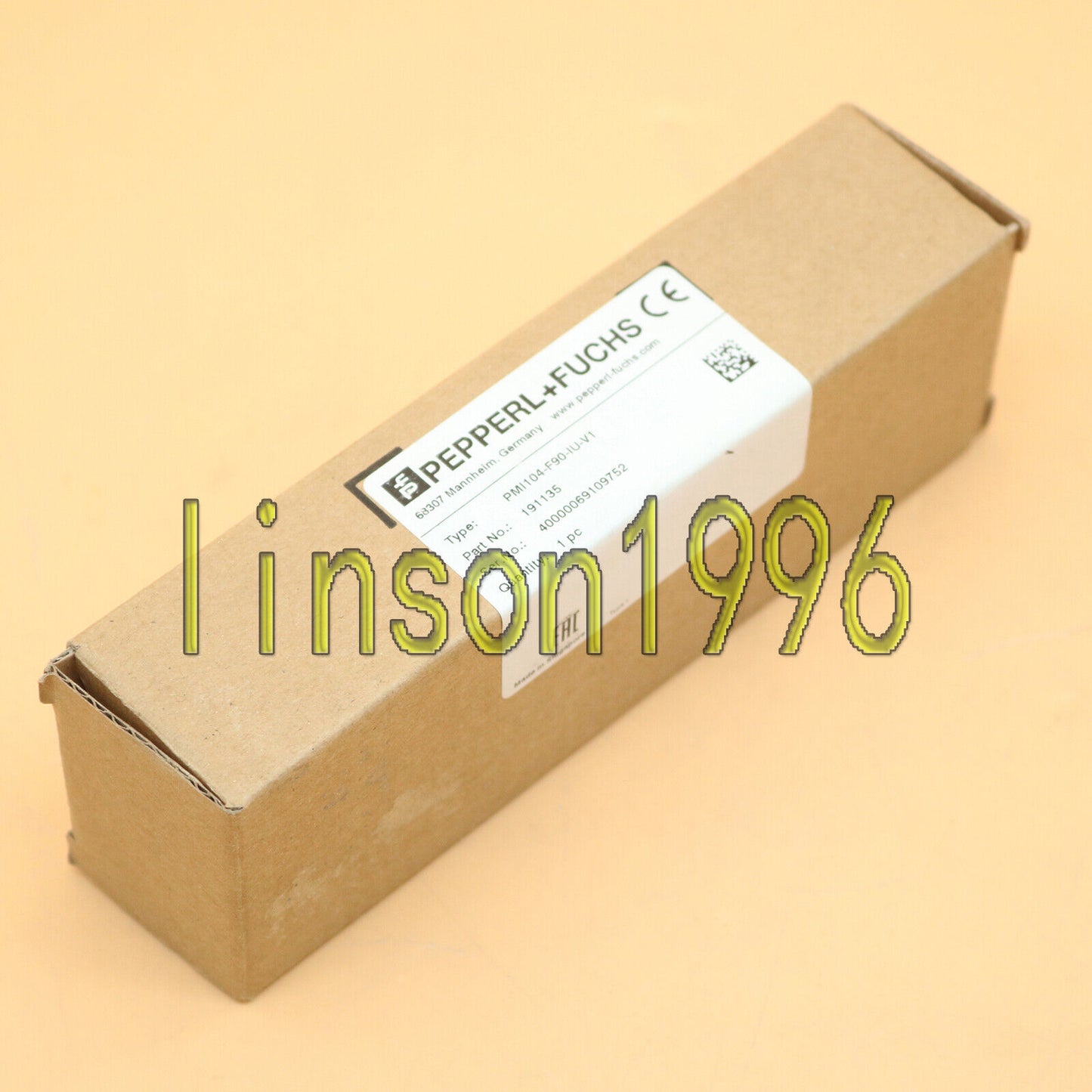 1PCS Pepperl+Fuchs PMI104-F90-IU-V1 Inductive Positioning Sensor - PEPPERL+FUCHS