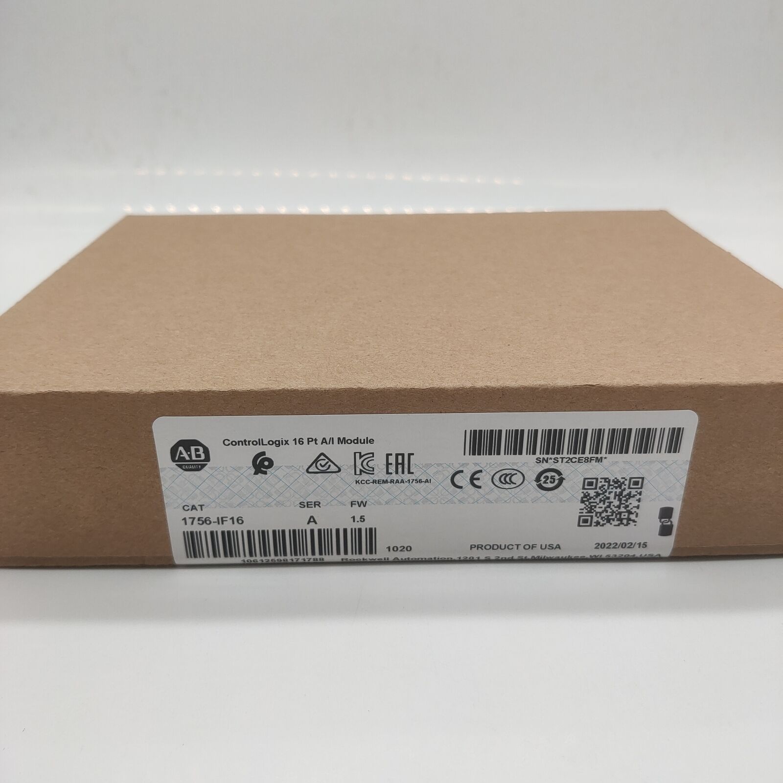 ControlLogix 16 Pt Input Module AB 1756IF16 US - CONTROLLOGIX