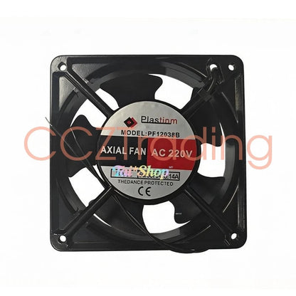 1 Pc. PF12038B Axial Cooling Fan 12038 AC220V 50/60Hz 0.14A 12CM 2Pin