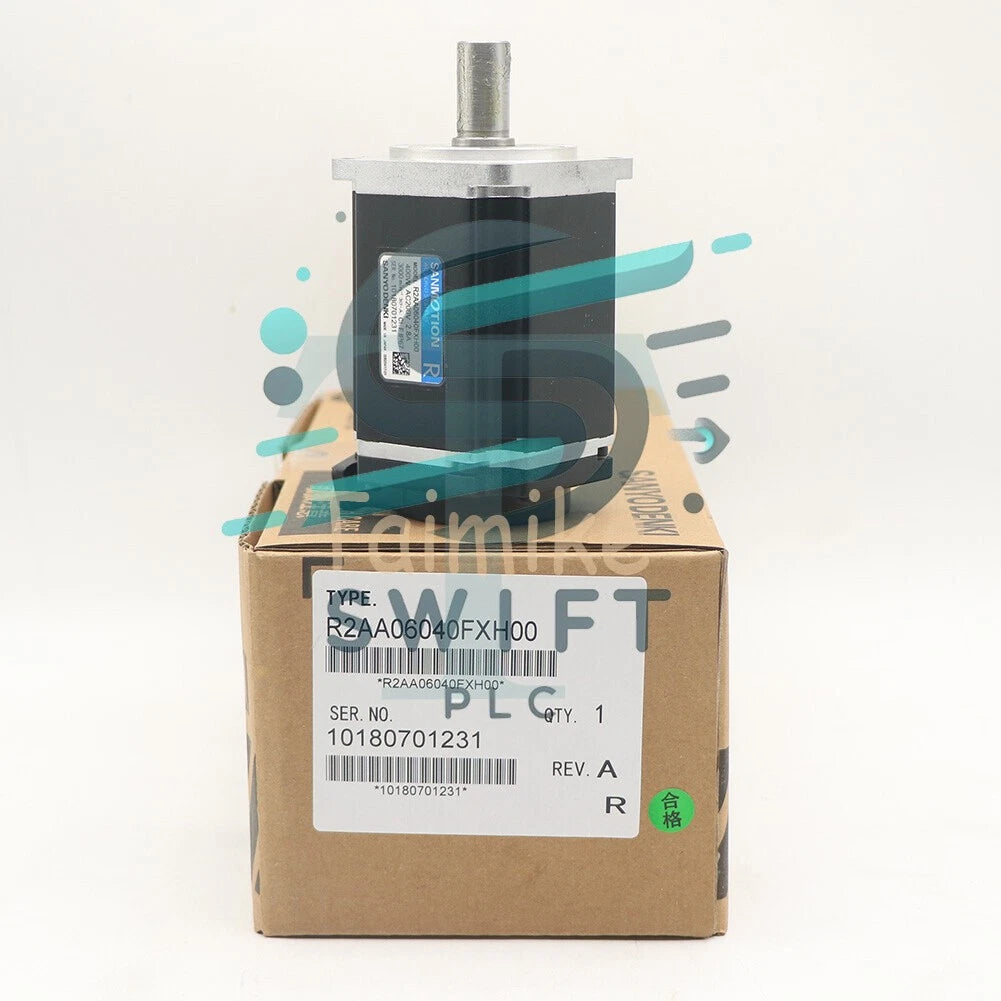 1PCS For SANYO R2AA06040FXH00 400W AC220V Servo Motor