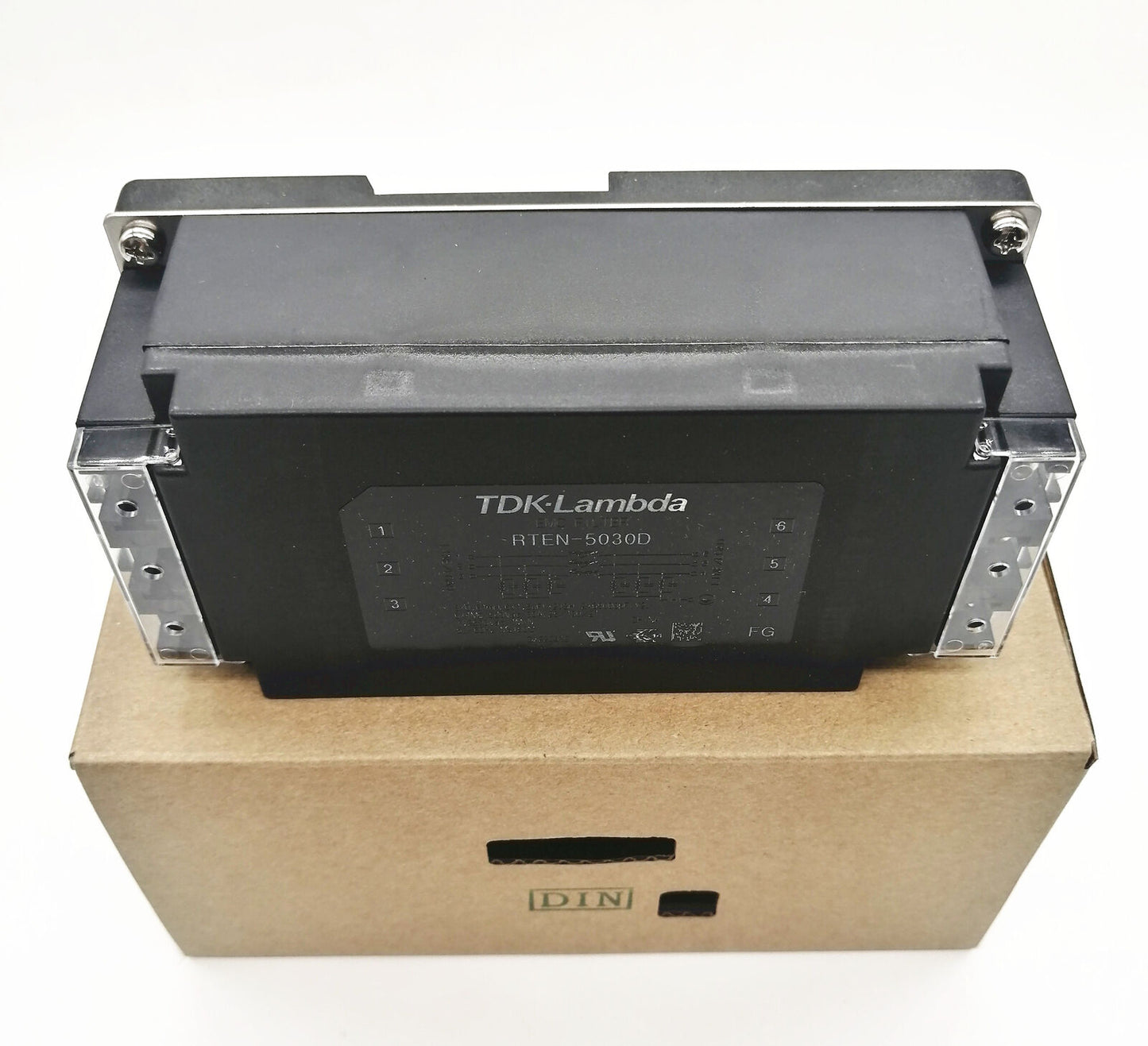 new 1pcs RTEN-5030D 30A TDK-Lambda Ultra-thin Three-phase Power Filter DIN RAIL - TDK-LAMBDA