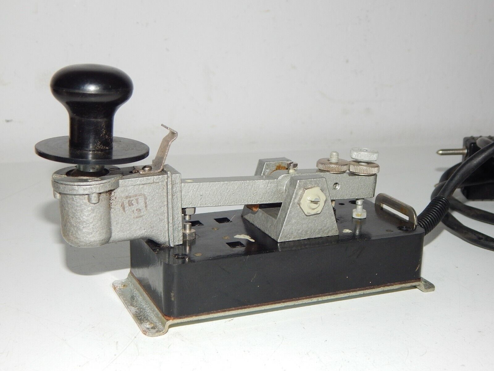 used Russian Military Morse Code Telegraph Key Morse Key - RUSSIAN