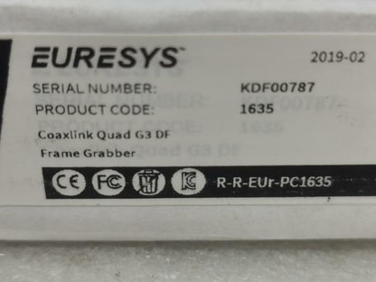 new 1PC EURESYS R-REUr -PC1635 By express - EURESYS