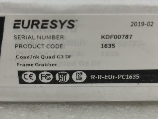 new 1PC EURESYS R-REUr -PC1635 By express - EURESYS