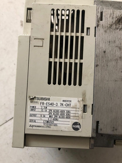 Used Mitsubishi Inverter FR-E540-3.7K-CHT 3.7KW 380V Inverter - MITSUBISHI