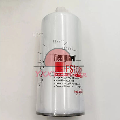 6 PCS FS1000 Fleetguard Fuel Water Separator Spin-On For Cummins 3329289