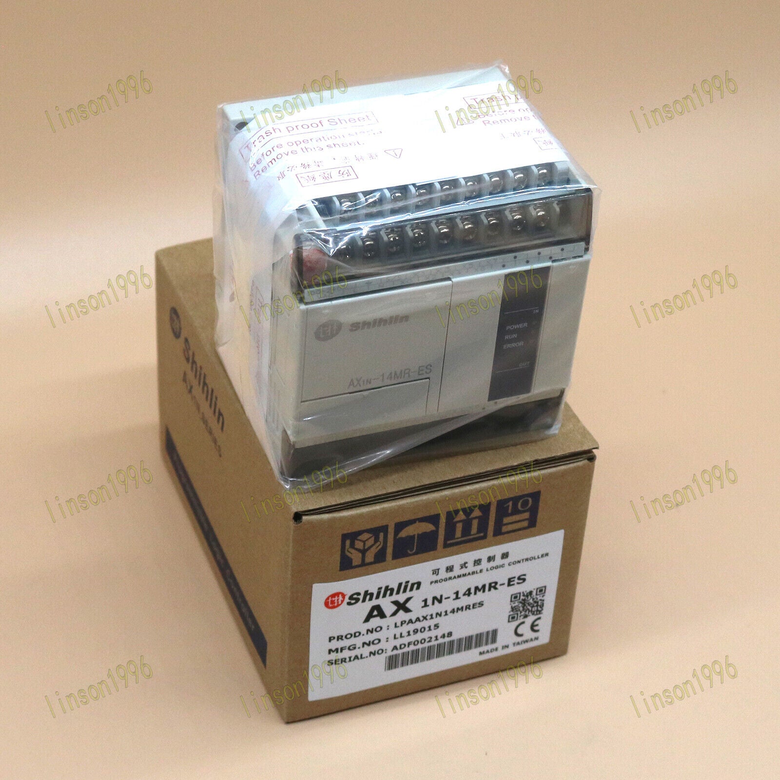 new 1PC  AX1N-14MR-ES For Shihlin programmable controller One year Shihlin