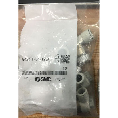 new 1Bag/10Pc SMC AS4201F-04-12SA Control Valve spot stocks - SMC