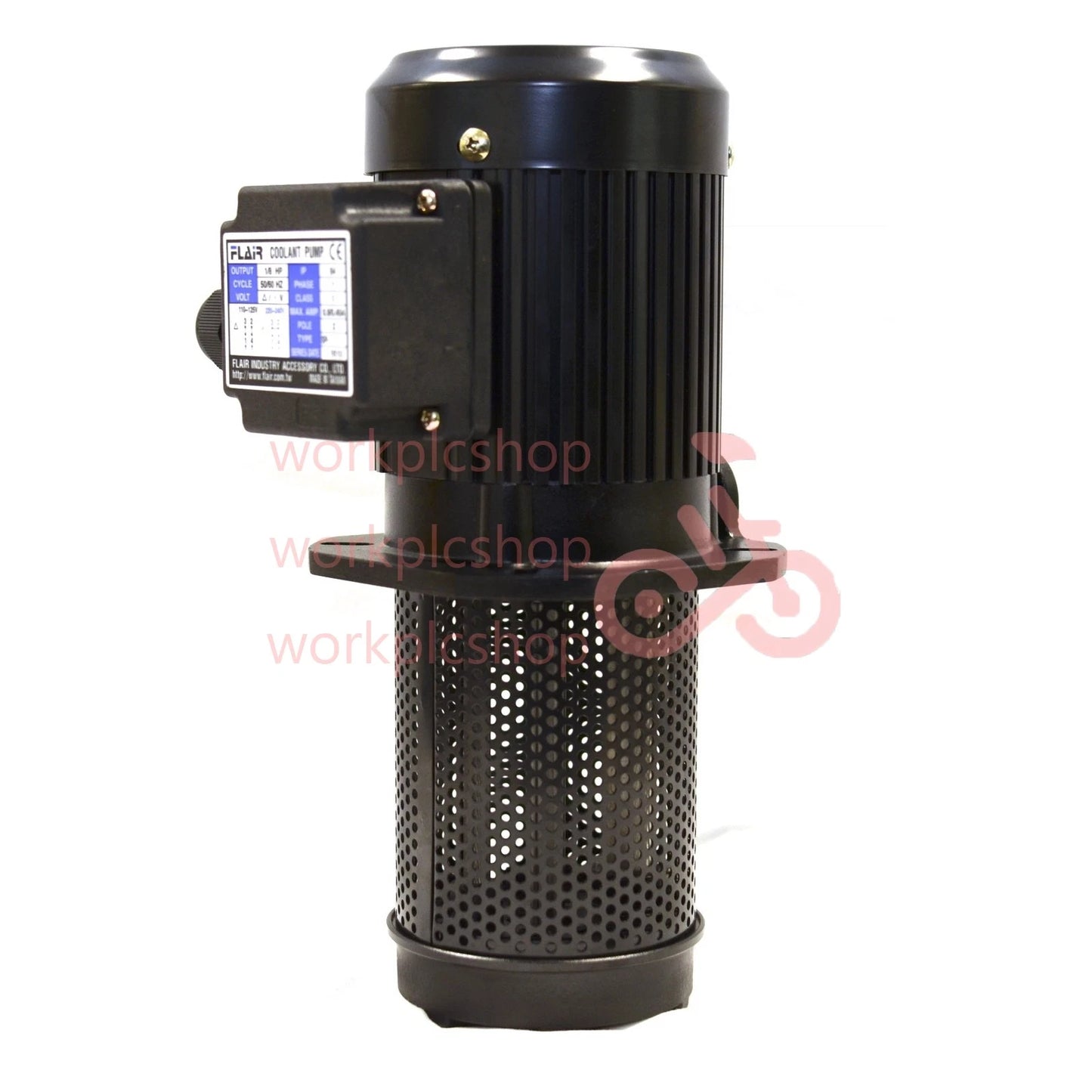 1/8 HP Filtered Coolant Pump, 110V/220V, SINGLE-PHASE, 130mm (5") SP-8130-1PH