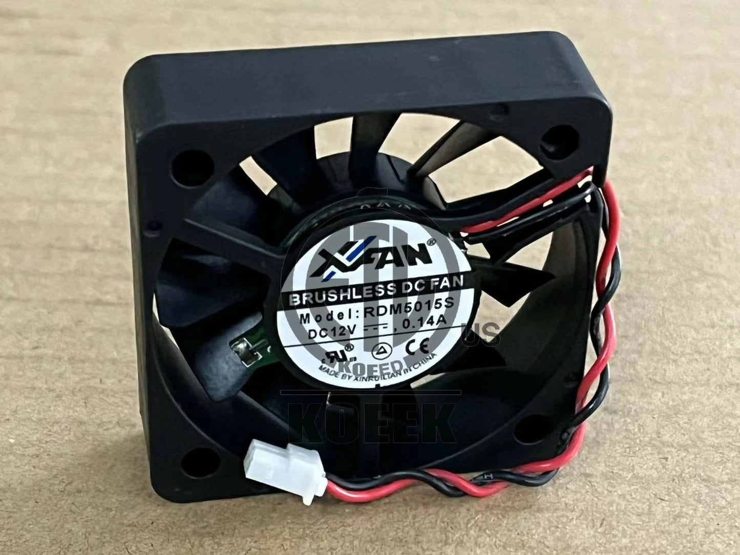 For XFAN RDM5015S 12V 0.14A 50*50*15MM 5CM Samsung DVD player cooling fan