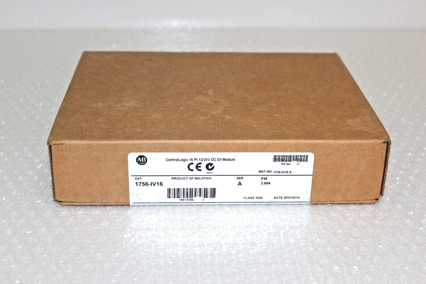 Factory Sealed Allen Bradley 1756-IV16 Module - ALLEN BRADLEY