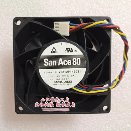 SanAce 9HV0812P1H6031 8038 12V 3.0A 8CM Super High Speed Cooling Fan