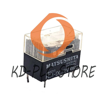 1Pc HB1-DC12V Matsushita Signal Relay 1A 125VAC 5 Pins
