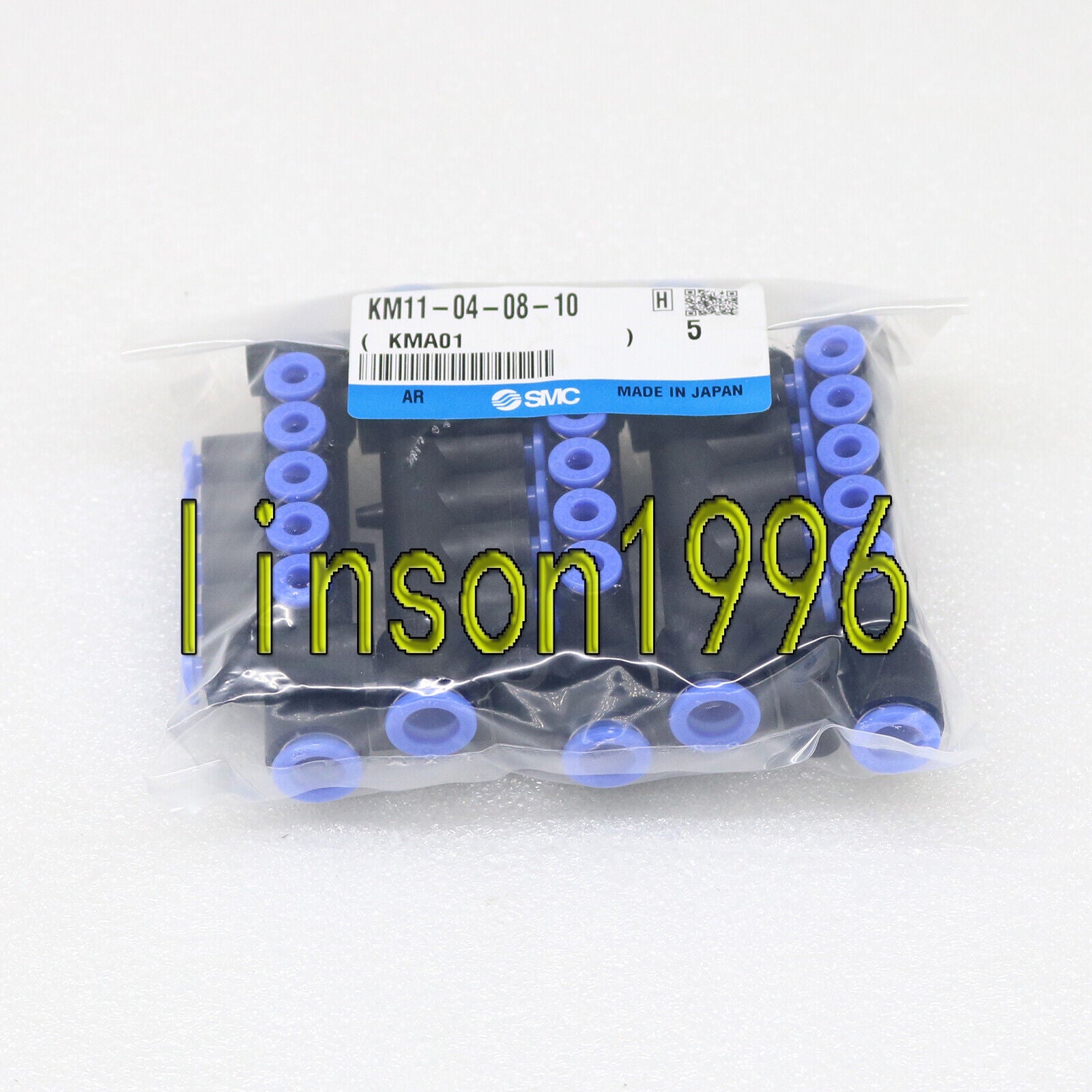 1 Bag/5 Piece SMC Multi-Tube Connector KM11-04-08-10 FAST - SMC