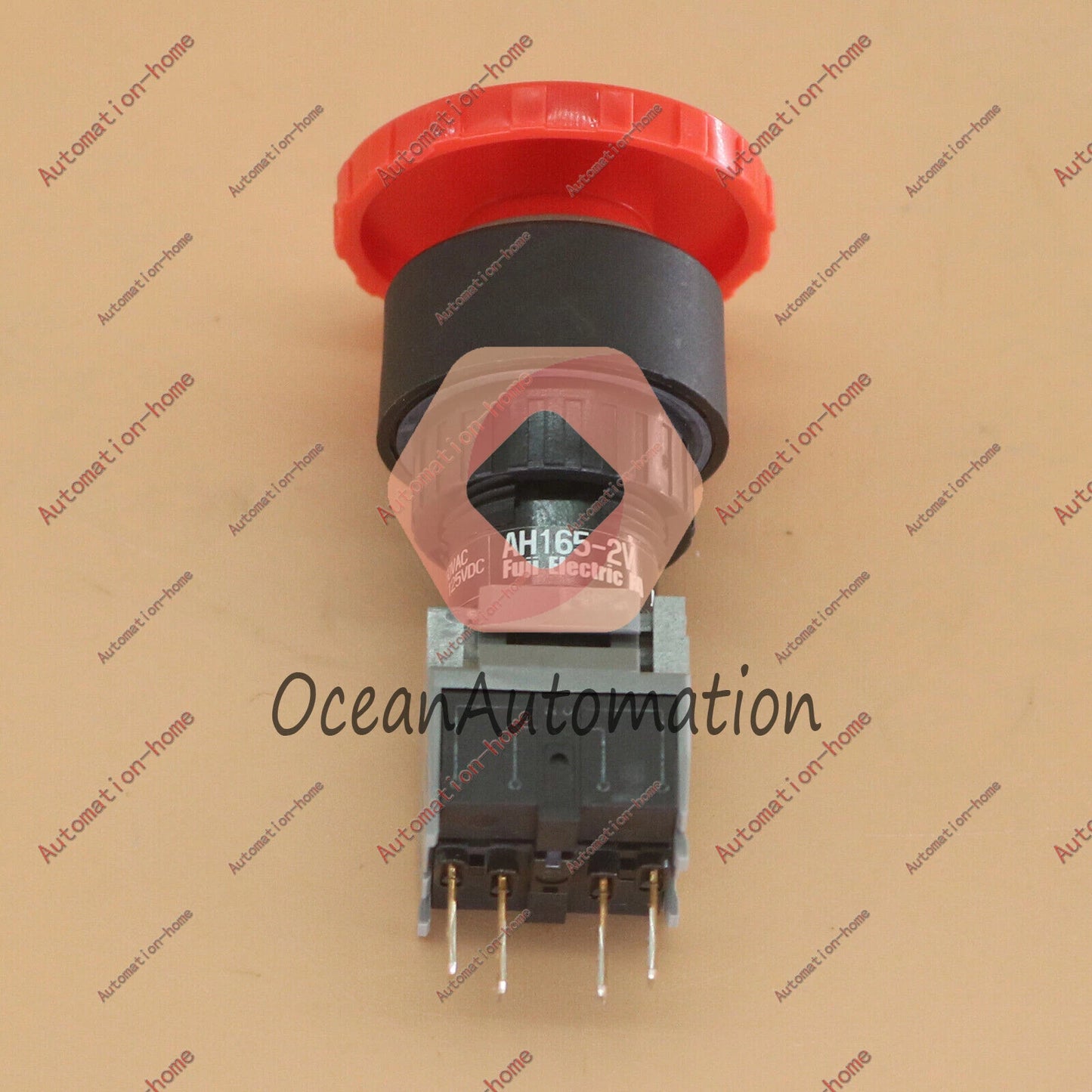 1pcs Fuji Electric AH165-2VR11 Emergency stop button switch