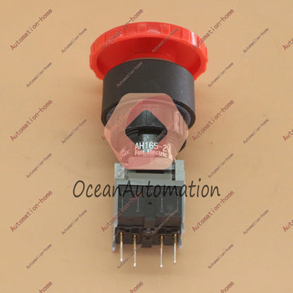 1pcs Fuji Electric AH165-2VR11 Emergency stop button switch