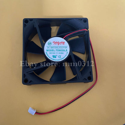 new TD8020LS 12V 0.08A 8CM 80mm 80*80*20MM silent fan 2pin model TD8020LS 12V 0.08A 8CM 80mm 80*80*20MM silent fan 2pin - BLUETACK