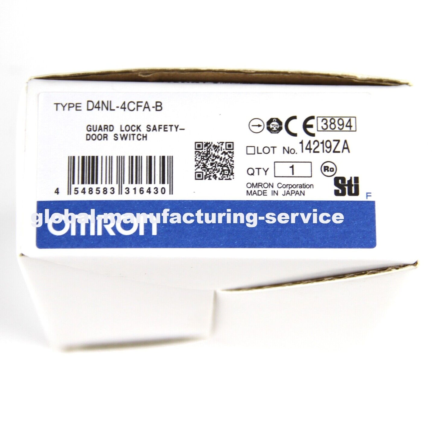 Omron D4NL-4CFA-B High Sensitivity Ultrasound Sensor, 100Hz-30kHz Frequency Range, Rechargeable 2xAA Battery, Color Choice, Industrial & Commercial Use - OMRON