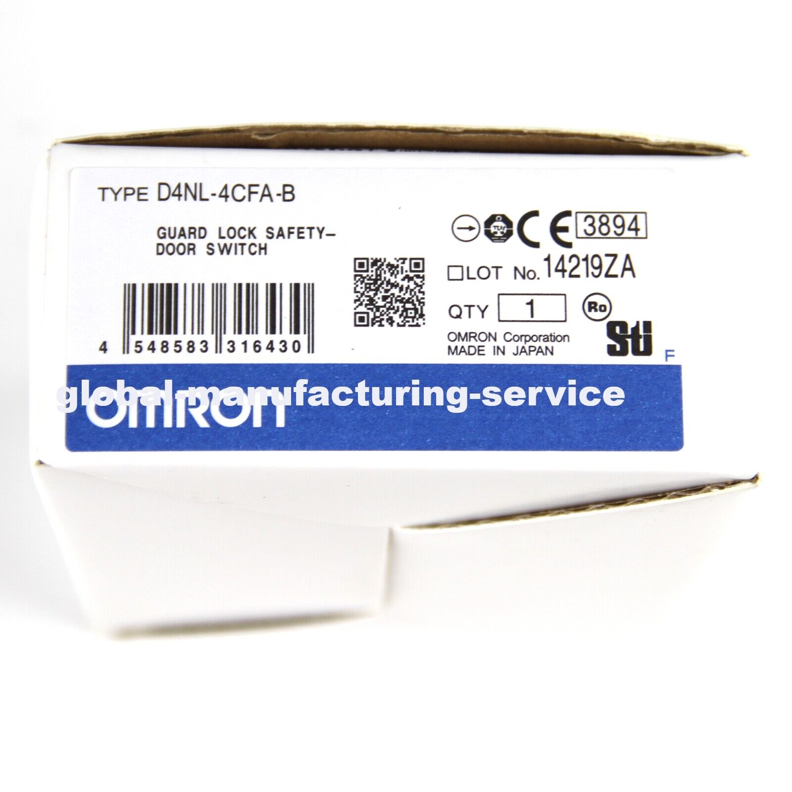 Omron D4NL-4CFA-B High Sensitivity Ultrasound Sensor, 100Hz-30kHz Frequency Range, Rechargeable 2xAA Battery, Color Choice, Industrial & Commercial Use - OMRON