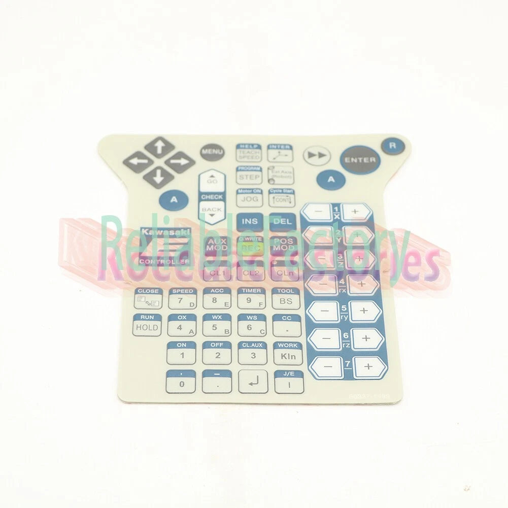 1Pc 60337-1489 keypad Button membrane film F Kawasaki robot 50817 teach pendant