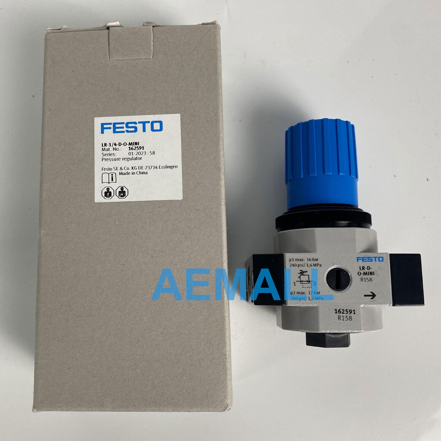 1pcs Festo LR-1/4-D-O-MINI 162591 Pressure Regulator