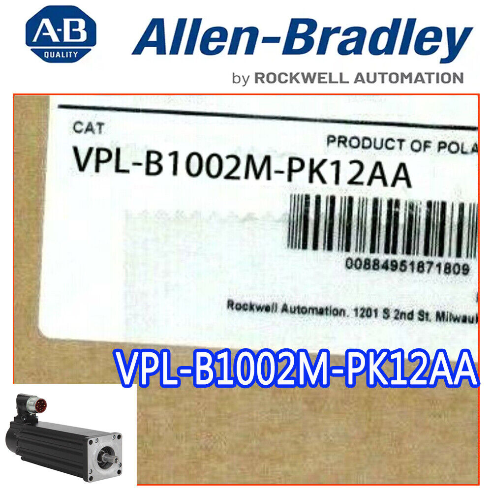 Allen Bradley VPL-B1002M-PK12AA 480V AC Kinetix VP Servo Motors - ALLEN BRADLEY