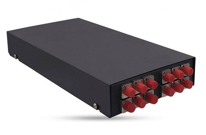 new 12-port FC fiber optic terminal box fully equipped with pigtail single-mode flan