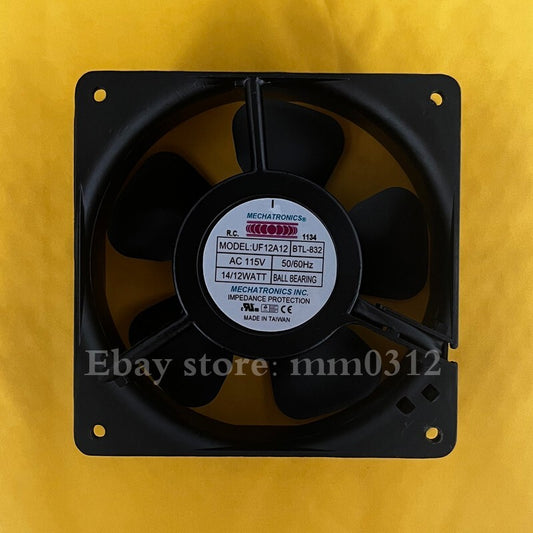 1pcs  MECHATRONICS UF12A12 BTL-832 AC115V 12CM AC fan