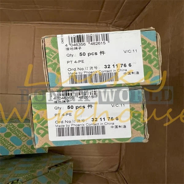 50PCS Phoenix Contact PT 4-PE 3211766 Ground terminal