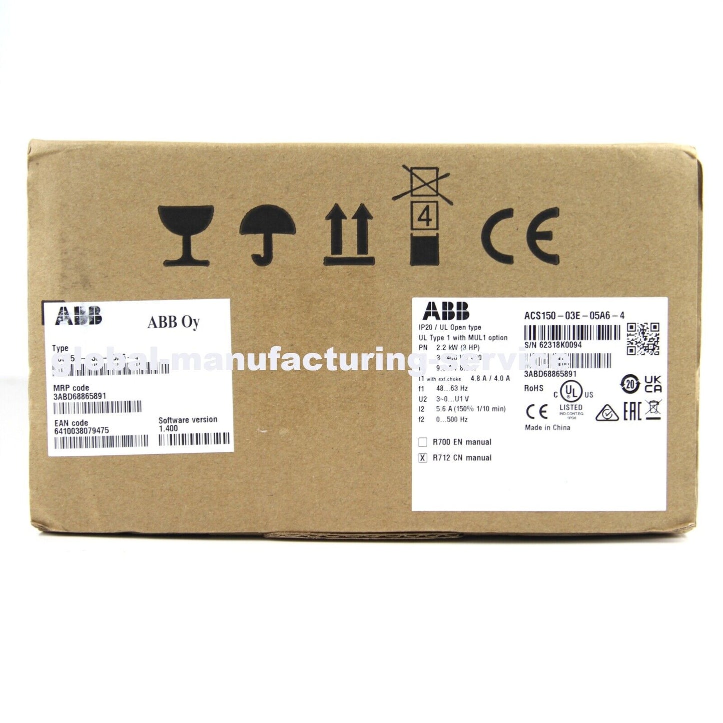 ABB ACS150-03E-05A6-4 New Product - ABB