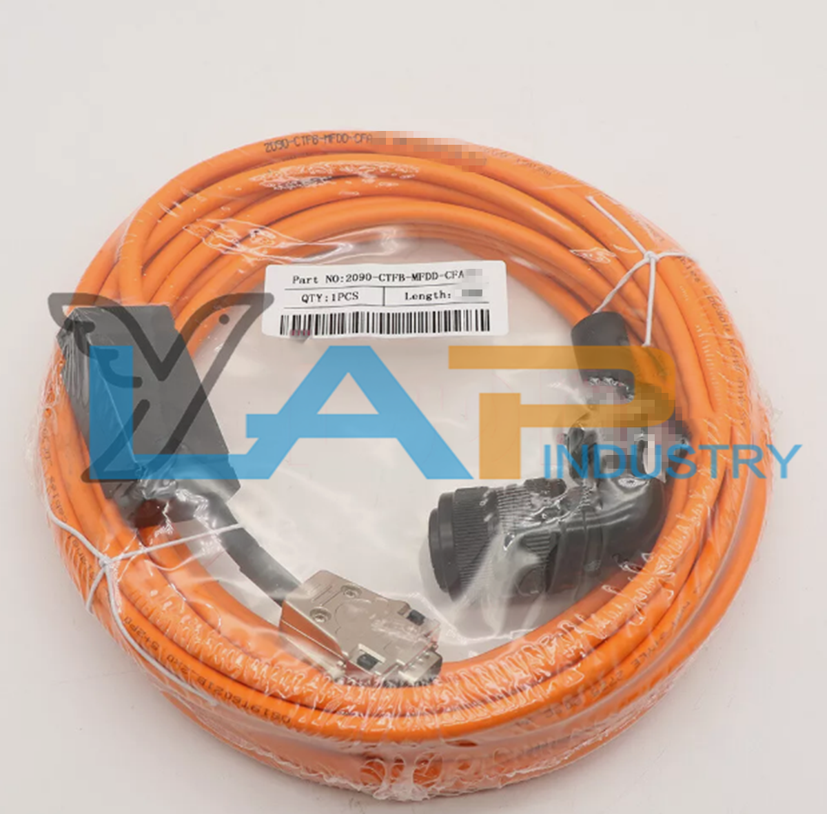 1Pcs Servo Motor Power Cable 5M For 2090-CTFB-MFDD-CFA05 - KOEED