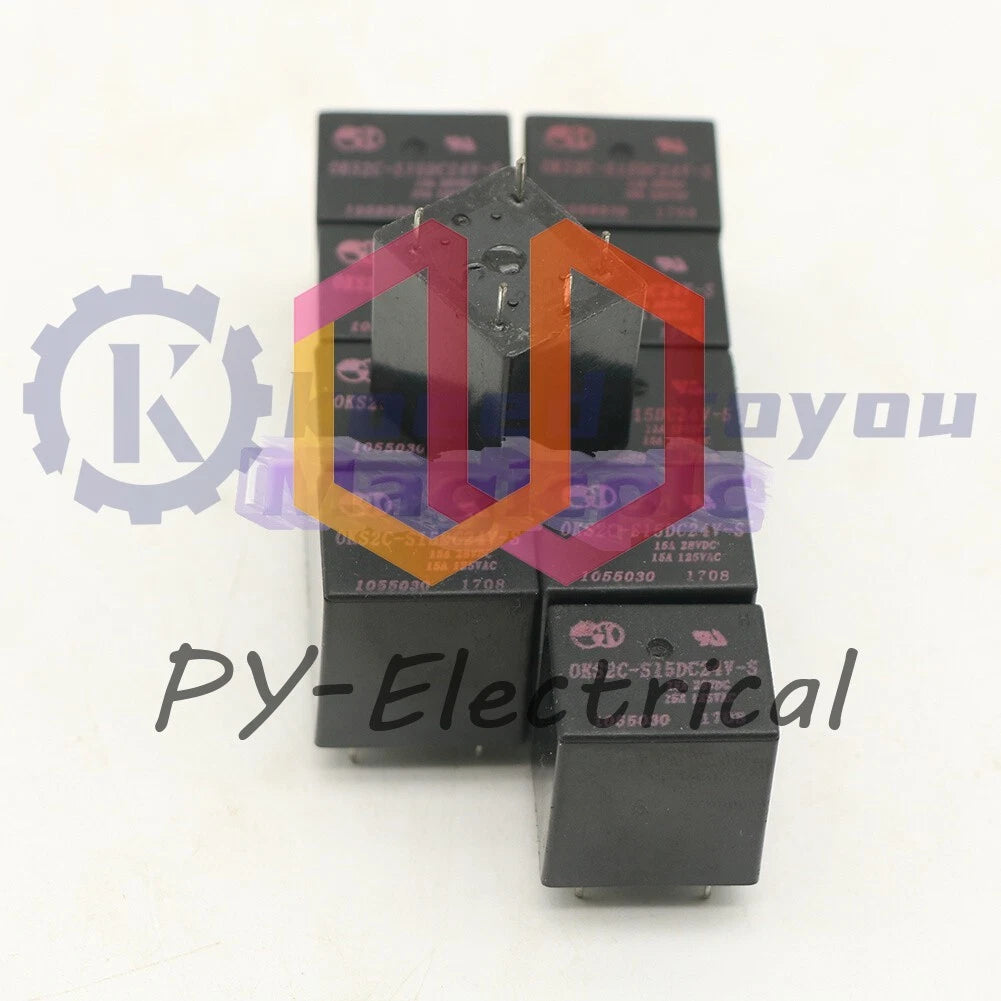 10PCS OKS2C-S15DC24V-S Power Relay 24VDC 5Pins 15A 125VAC /RS
