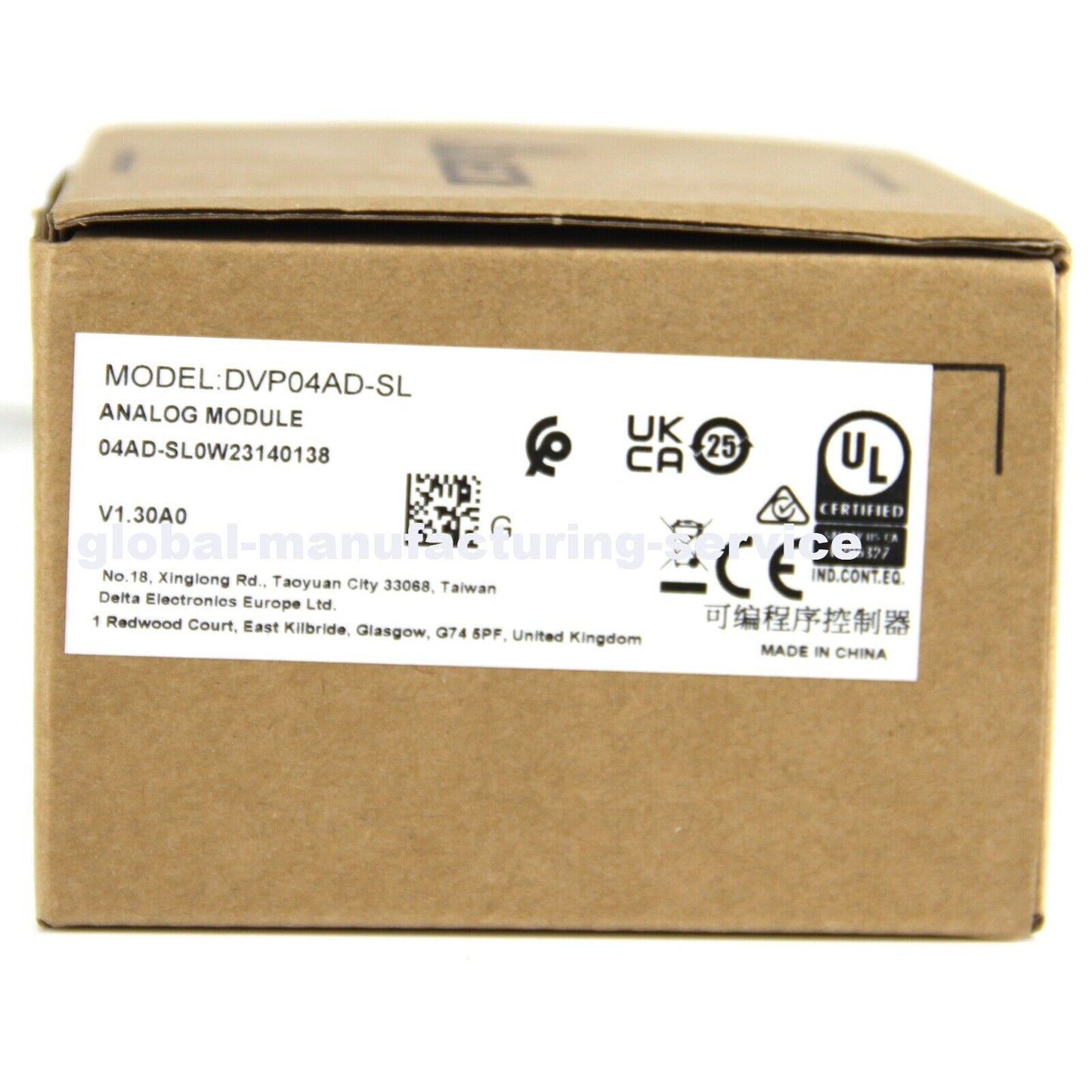Delta DVP04ADSL - High-Speed Analog Input Module - 1 Piece - DELTA