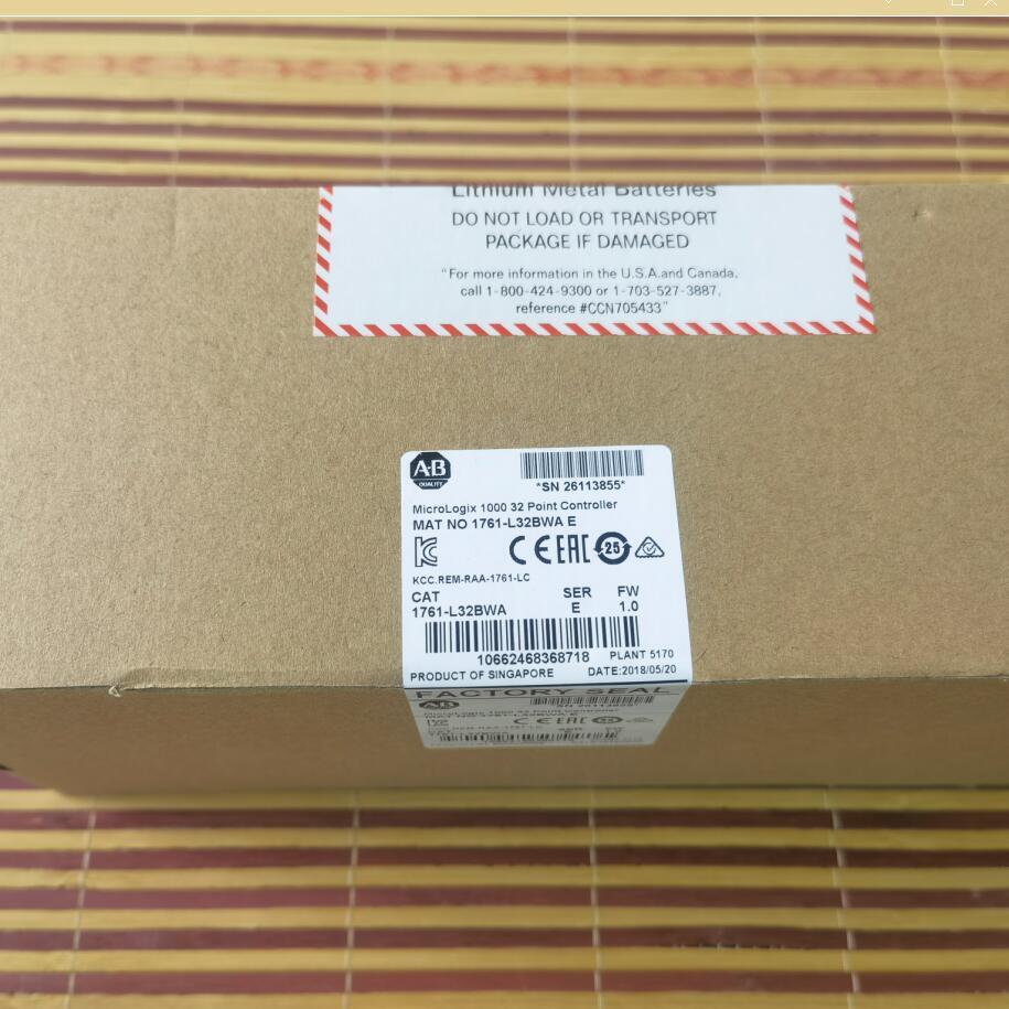New Factory Sealed AB 1761-L32BWA SER E Micrologix 1000 32 Pt Contr - MICROLOGIX