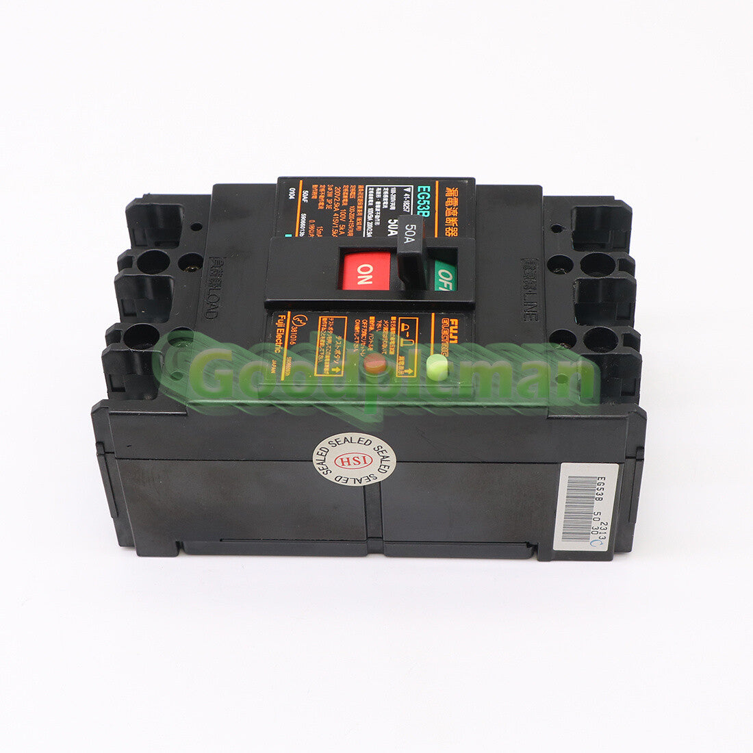 Fuji EG53B Circuit Breaker 50A 3P 1Pcs/