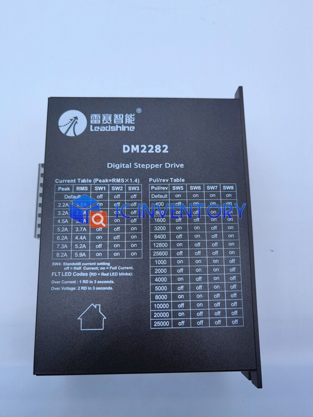 new LeadShine DM2282 Phase Digital Stepper Motor Driver 80-220VAC 0.5-8.2A - LEADSHINE